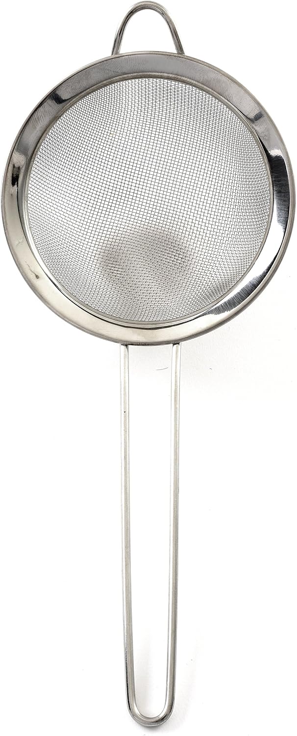 Norpro Stainless Steel Strainer, 4-inch, Silver, 1 Count (Pack of 1)