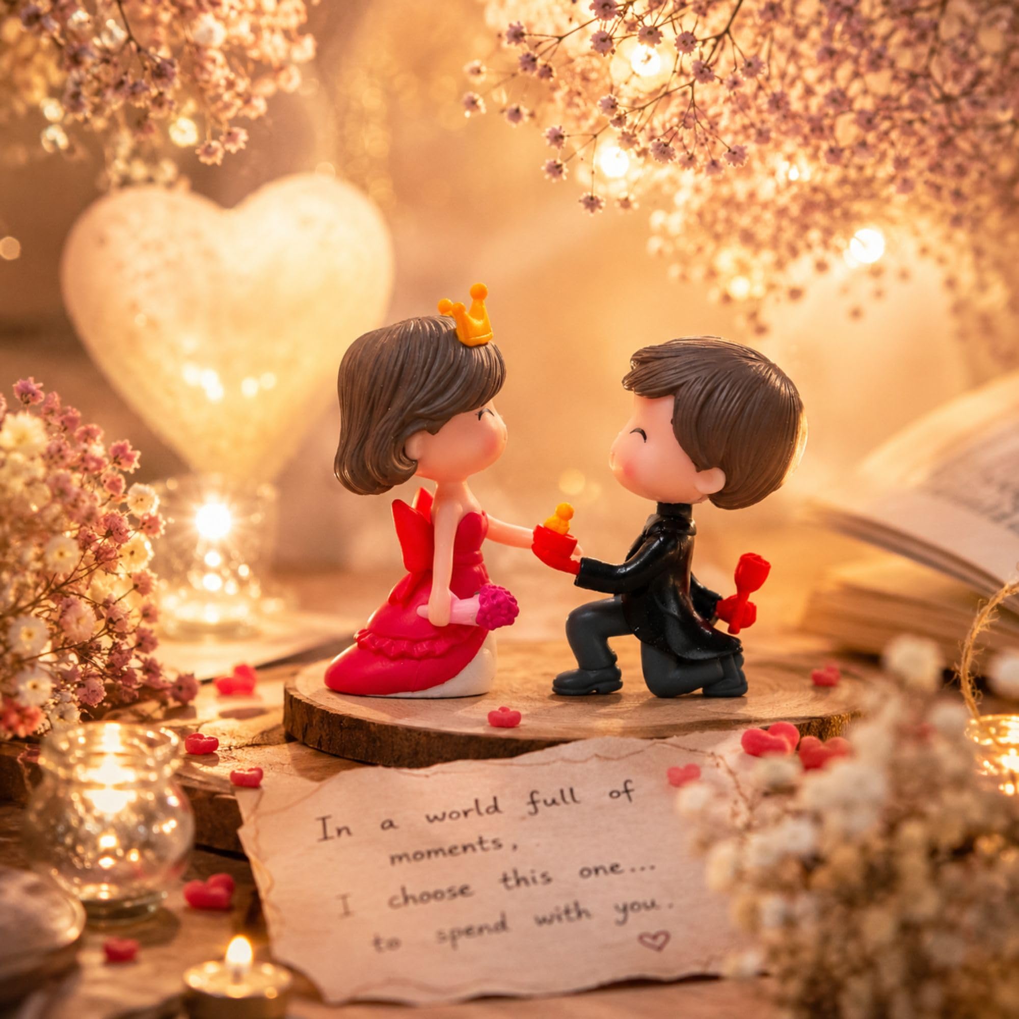 Buy SAKURAH Celebrations Romantic Ceramic Couple Idol Showpiece