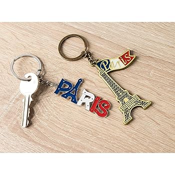 エッフェル塔キーホルダー カラフル 50個セット paris おみやげ エッフェル塔 カラフル キーホルダー メタリック