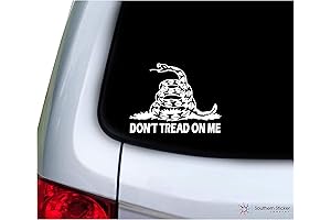 Don't Tread On Me Vinyl Sticker Made in USA