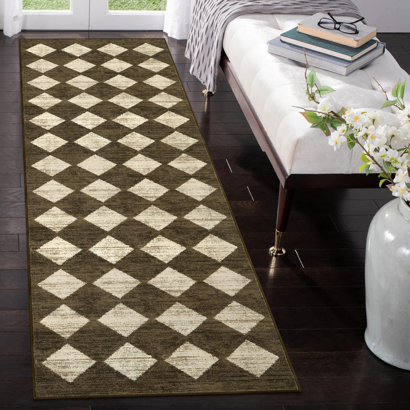 Lahome Runners for Hallways with Rubber Backing, Kitchen Runner Rugs