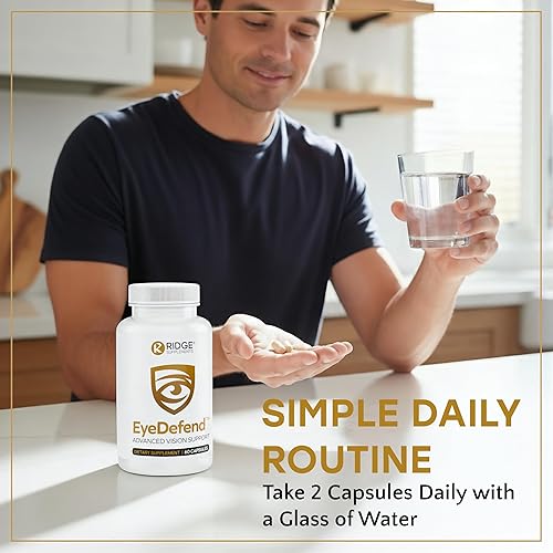 Miniatura 7 de Eye Defend Suplemento de apoyo para la visión  luteína, zeaxantina, arándano, vitamina A, C, E y antioxidantes  Defensa de la luz azul para la salud