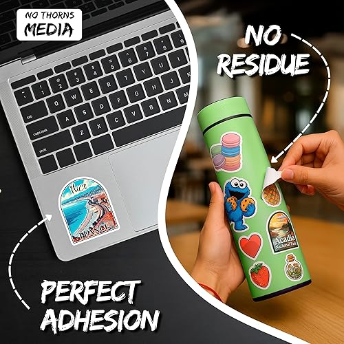 Miniatura 3 de Nice France - Adhesivo de recuerdo de viaje de 4 pulgadas, calcomanía de vinilo impermeable para laptop, botella de agua, vaso de automóvil,