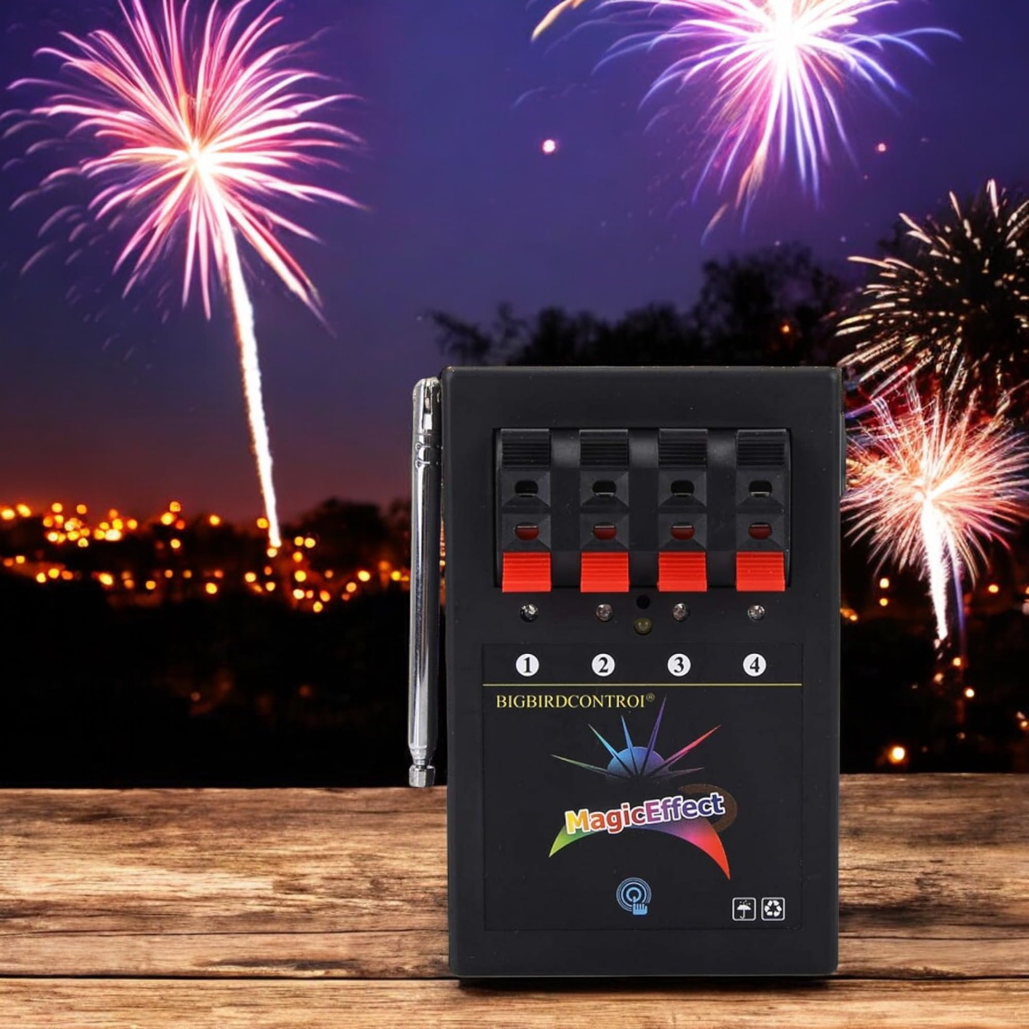 Centralina Pirotecnica, Accenditori Pirotecnici, Centralina Fuochi Pirotecnici, Fuochi Artificio Interruttore di Telecomando, l'accensione di Fuochi d'artificio Senza Fili per Giardino Domestico