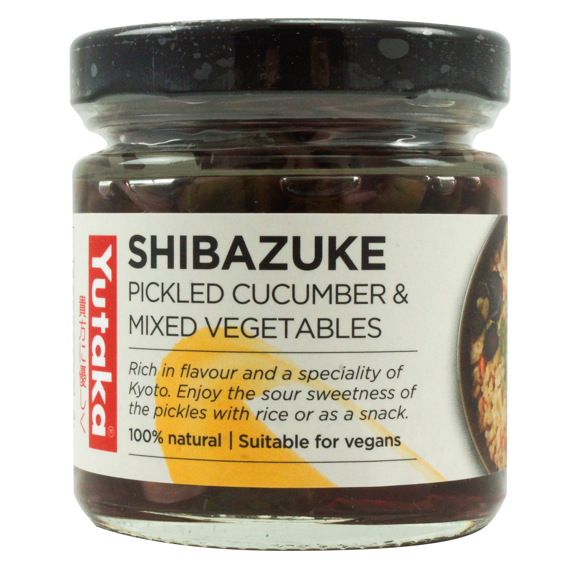 Yutaka Japanese-Style Pickles Shibazuke 110g | Traditional Pickled Cucumber & Aubergine Mix