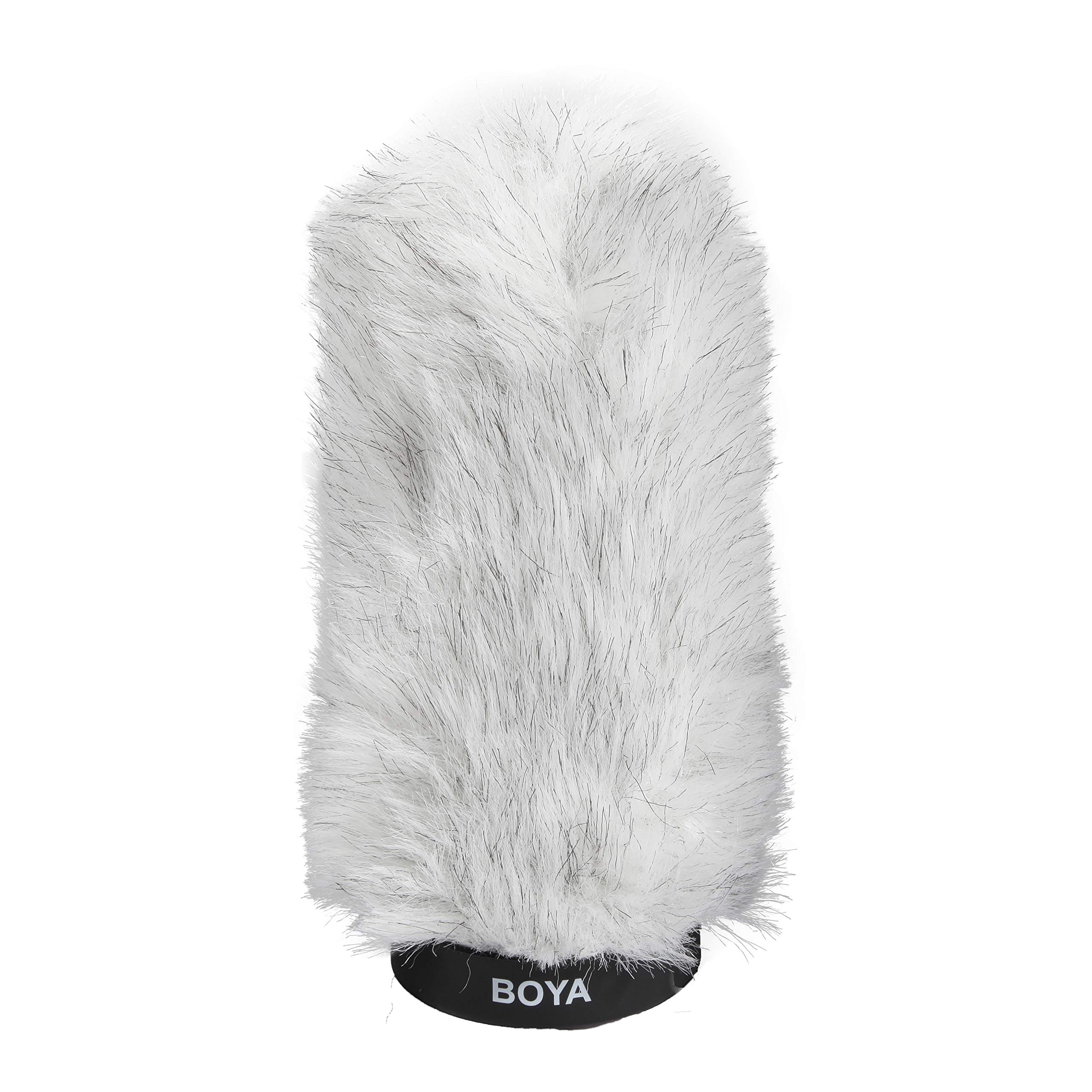 Boya BY-P160 - Parabrezza antiscivolo in schiuma a celle aperte per microfoni da 19 a 23 mm di diametro con profondità interna di 160 mm