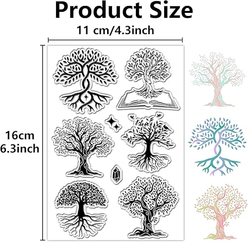 Miniatura 8 de CRASPIRE Sellos transparentes de silicona con diseño de gnomo, para helados de verano, sello de goma de Hello para álbumes de recortes, álbumes de