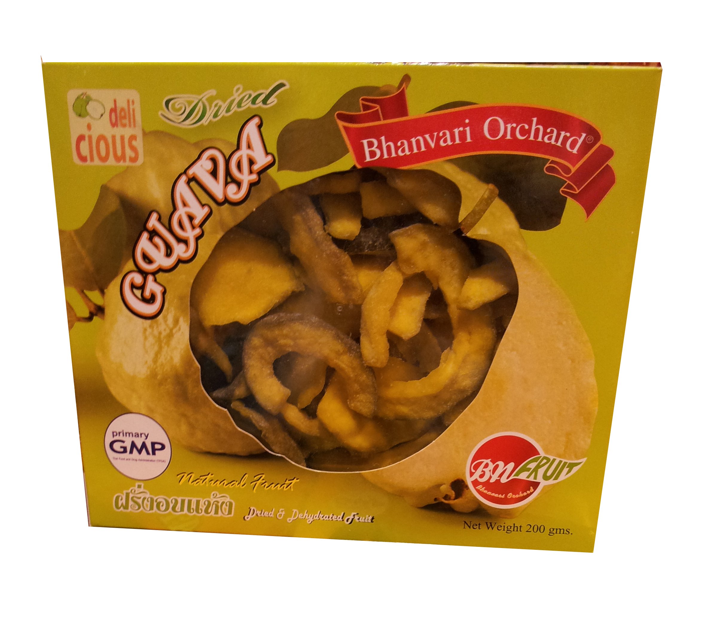 Dried Fruit Guava Bhanvari Orchard Brand Thailand 200 G 2 Pack