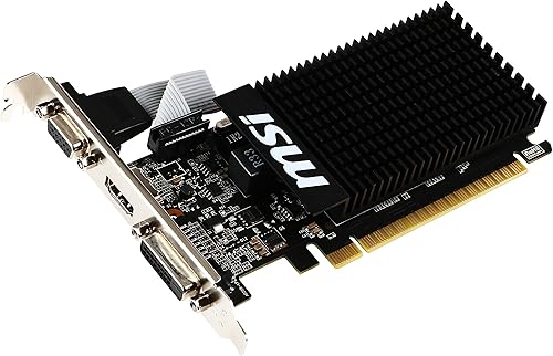 Miniatura 9 de MSI Gaming GeForce GT 710 2GB GDDR5 64-bit DirectX 12 Low Profile Graphic Card (Renewed)