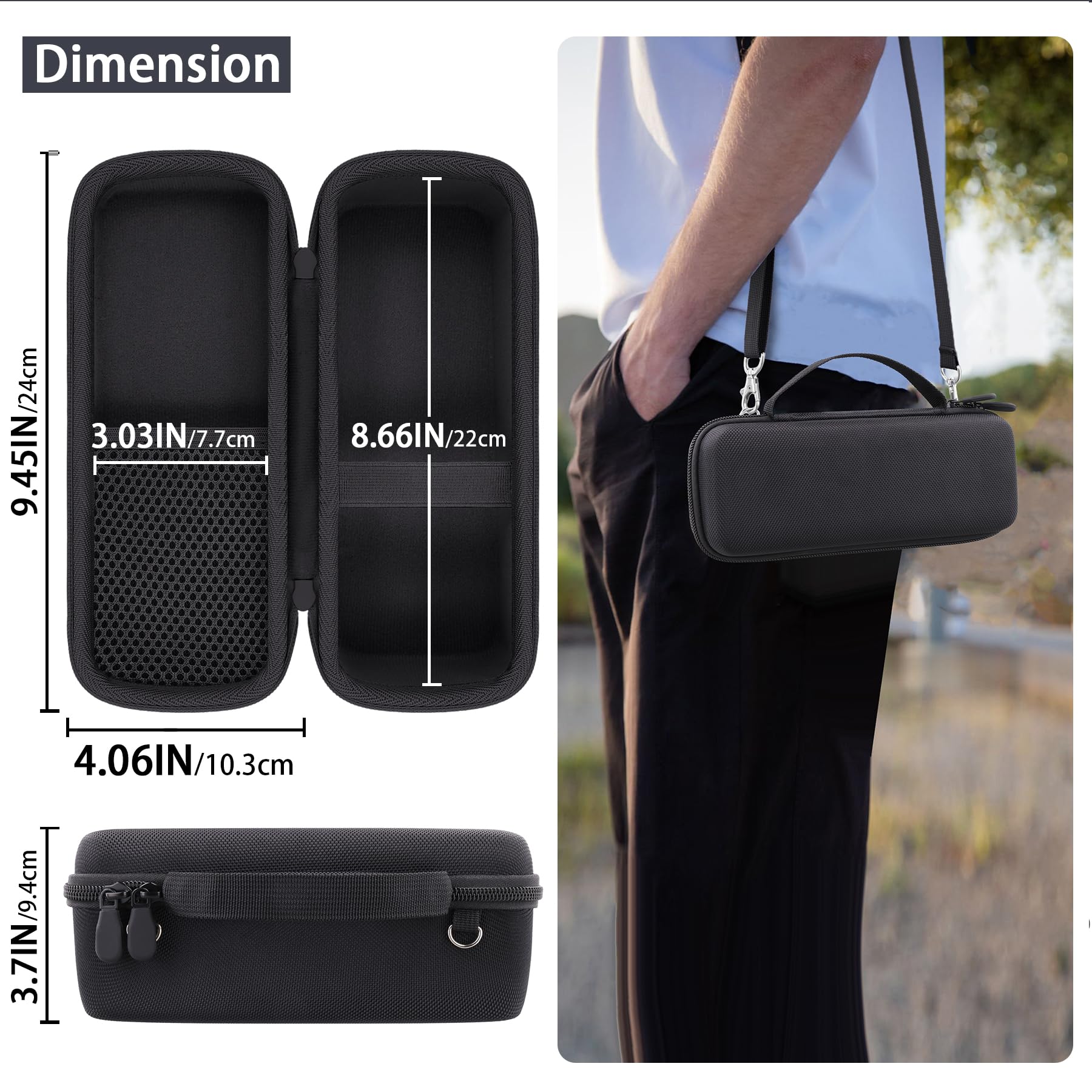 co2CREA Dur Étui de Voyage Rigide Housse Cas Coque pour JBL Tuner 3 Portable