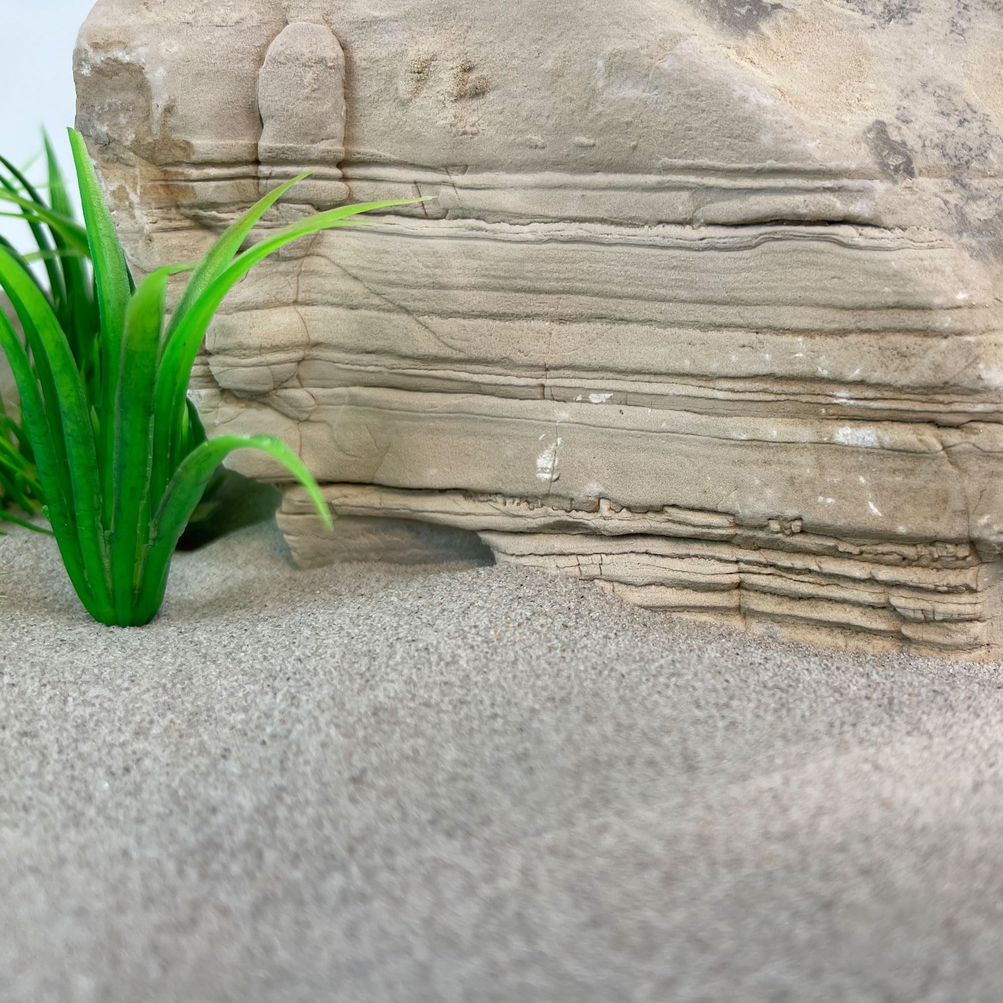 Schicker Mineral Aquariumsand Natur 25 kg, feiner Aquariumkies gewaschen, ungefärbt, kantengerundeter Bodengrund, Kies für Süßwasseraquarien, Meerwasseraquarien, Aquascaping (0,1-0,3 mm)