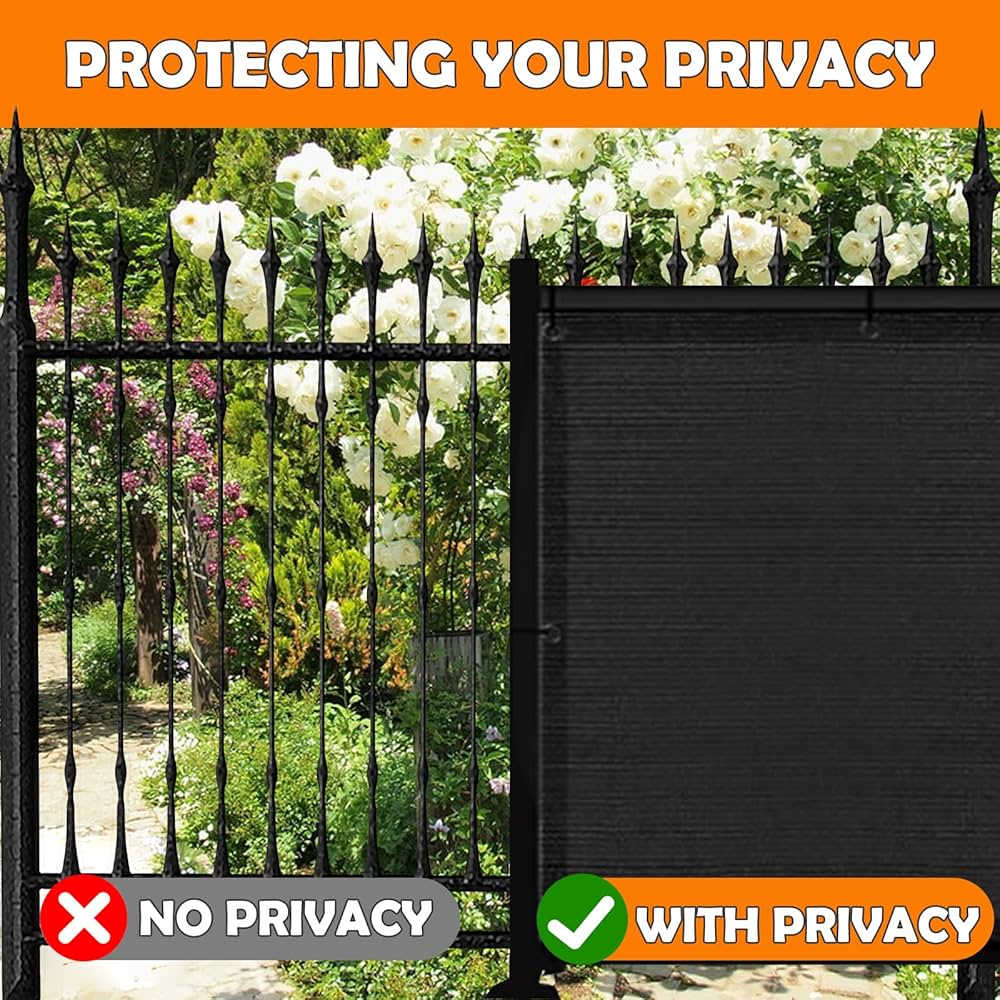 Garden Privacy Netting 2mx5m, Privacy Fence Screening 90% Outdoor