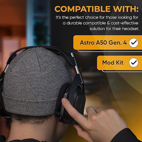 Miniatura 9 de SplashNColor A50 - Abrazaderas de soporte para amortiguación, mejora la comodidad de tus auriculares con un ajuste duradero y seguro, compatible con