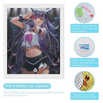 澪ちゃま ダイヤモンドアート Amazon | ダイヤモンドアート アニメ ダンガンロンパ 澪田唯吹