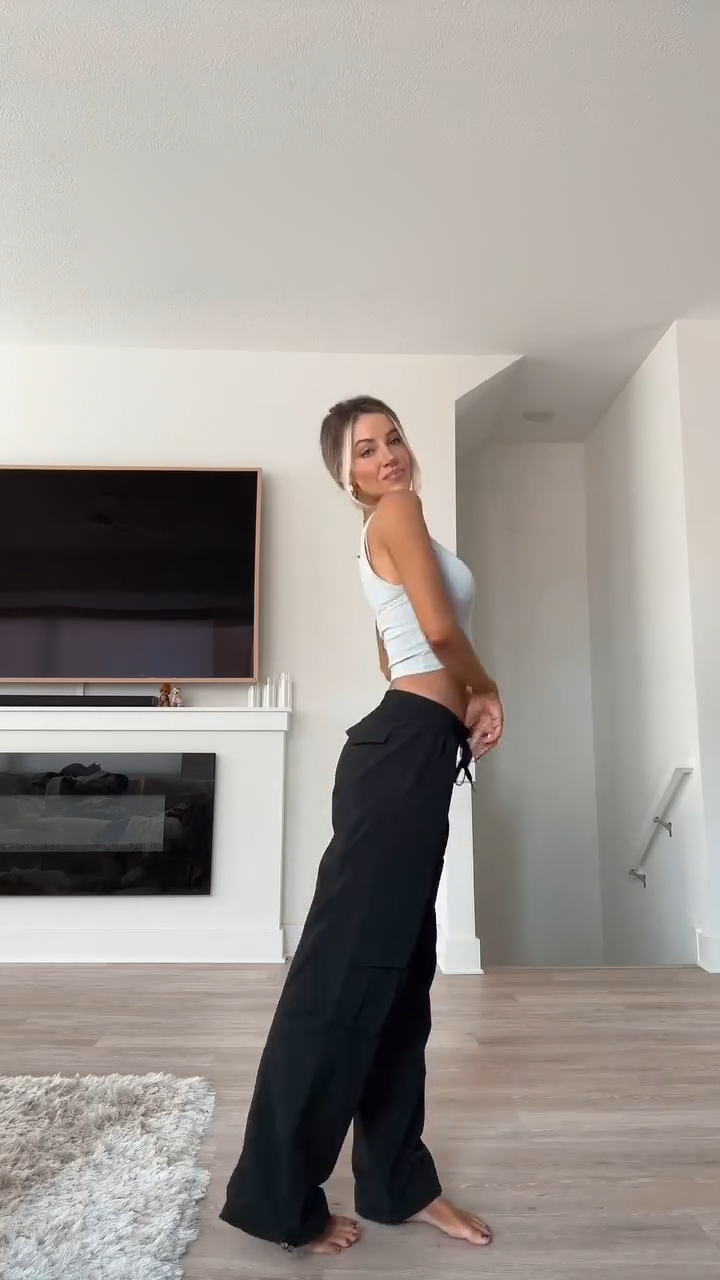 Amazon.com: ODODOS Stretch Woven Relaxed Cargo Pants for Women