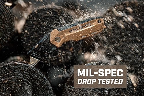 Miniatura 6 de Spec Ops Tools - Cuchillo plegable con hoja retráctil, paquete de 2, incluye 10 cuchillas adicionales en almacenamiento de mango, 3% donado a