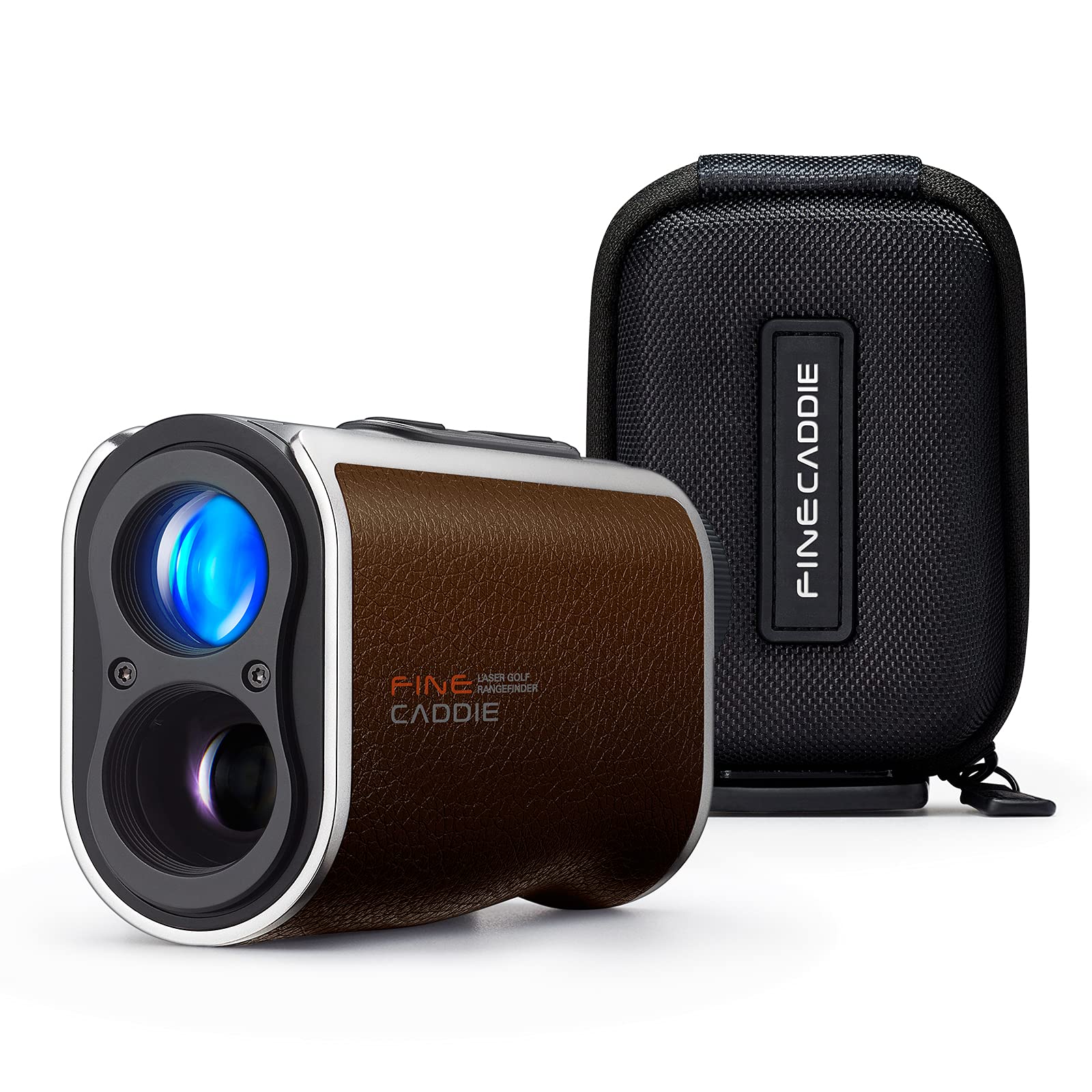 FineCaddie UPL300 0.1 Sec Fast Golf Laser Range Finder 1093Yard Range, Slope Mode, Pin Lcok Technology wifh Vibration Alert, USB C-Type Rechargeable, 6X Magnification, Case