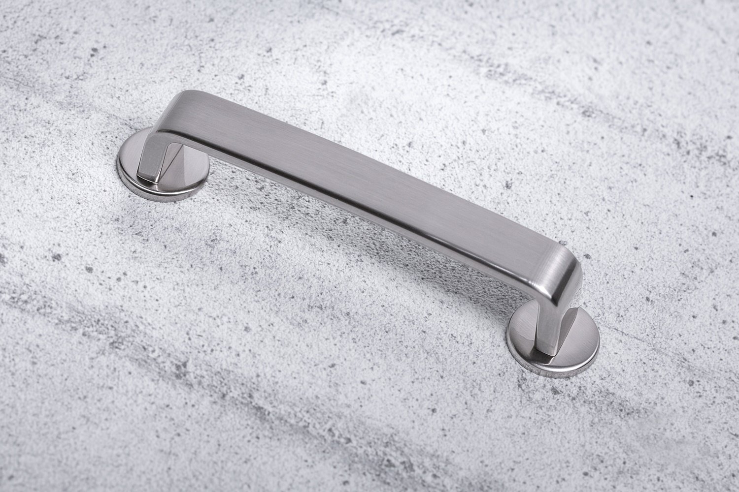 Gedotec Poignée de Meuble Acier Inoxydable - GR 10003 - Poignée de Porte et Tiroir de Meuble - Design Moderne - Chambre, Cuisine, Salon, Bureau - Vis M4 Incluses - Entraxe 128 mm - 5 Pièces