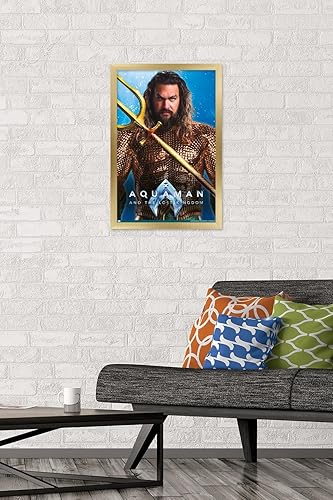Miniatura 70 de Trends International DC Comics Movie Aquaman y el Reino Perdido - Póster de pared de Aquaman, 14.72 x 22.37 pulgadas, versión enmarcada en blanco