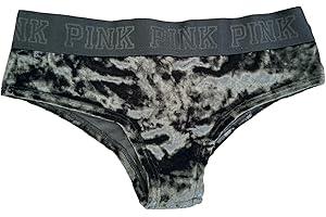 Pink Logo Cheekster Velvet Kitten Panties/Panty Velour