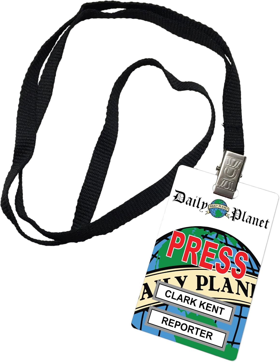 Amazon.com : Clark Kent Daily Planet Press Pass Novelty ID Badge Prop ...