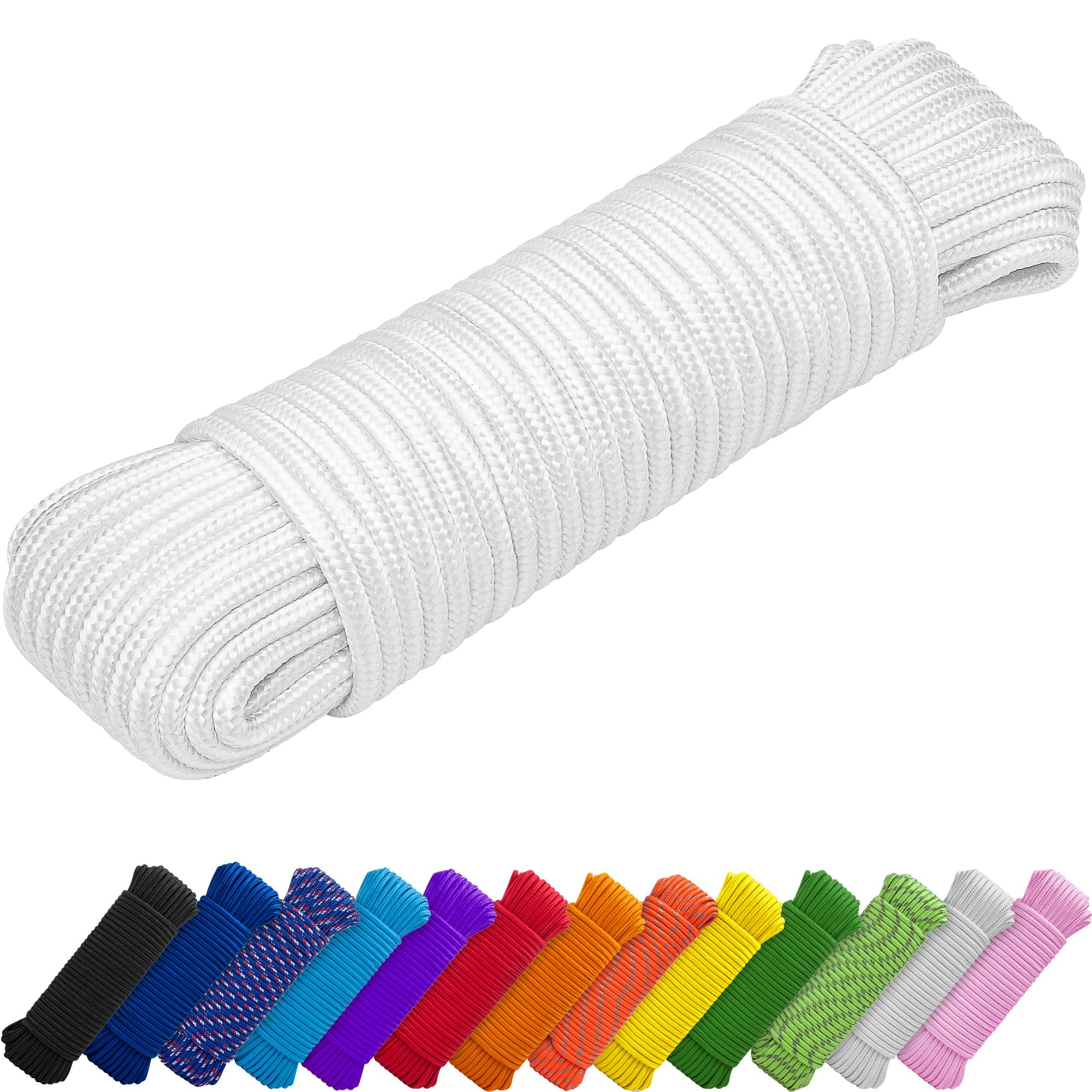 Amazon.com: TECEUM Clothes Line & Flag Pole Rope – 1/4” & 3