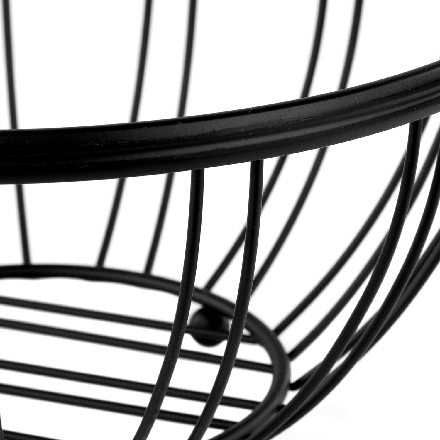 Spectrum Diversified Contempo Countertop Collection Fruit Bowl, Black : Home & Kitchen