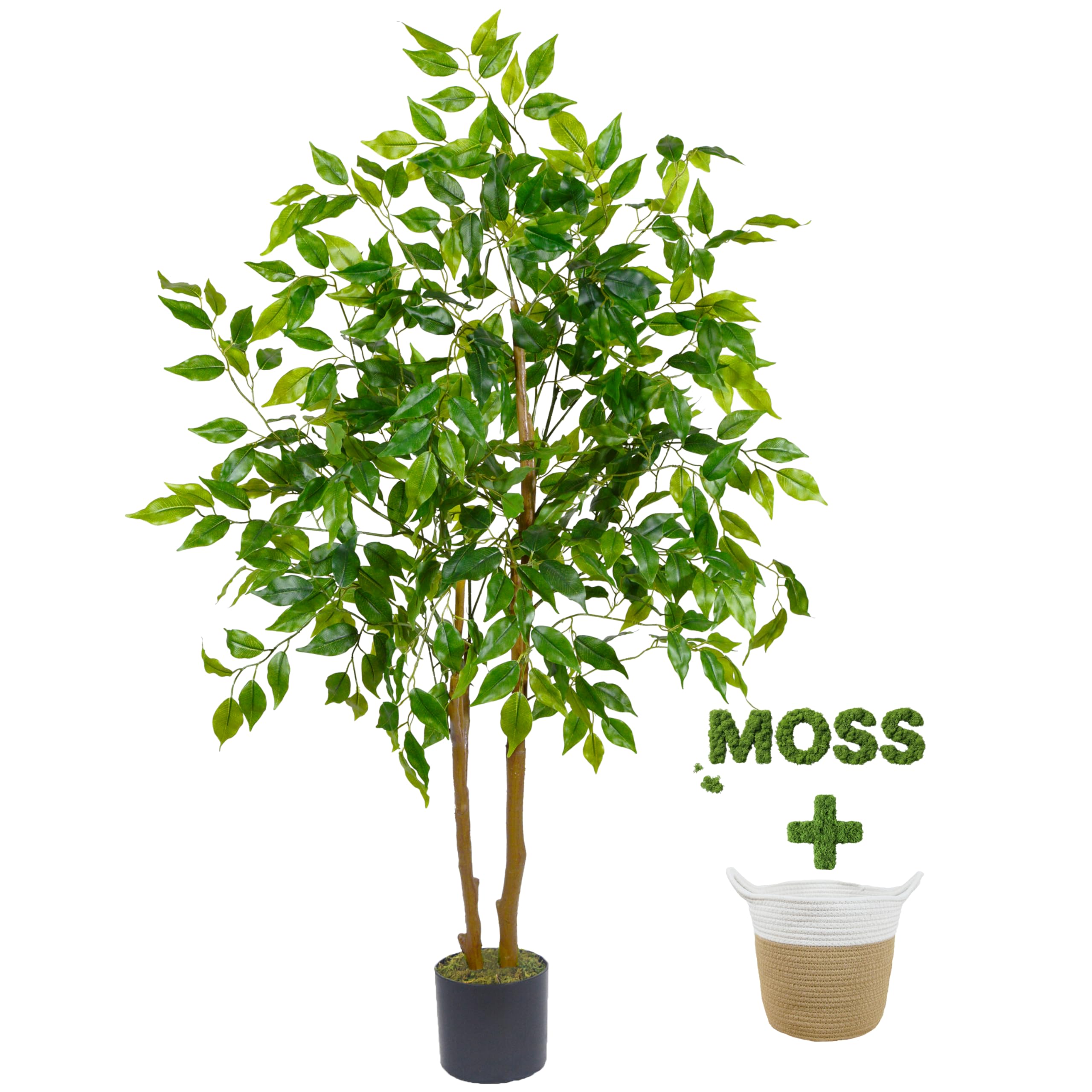 Warmplants 4ft Artificial Ficus Tree
