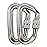 Outmate 12kN 3.2x2 Heavy-Duty Carabiner Clips - Durable, Lightweight Aluminum Alloy Carabiners for Hiking, Camping, Keychains, Dog Leashes, Hammocks & More(Screw gate,2 Silver)
