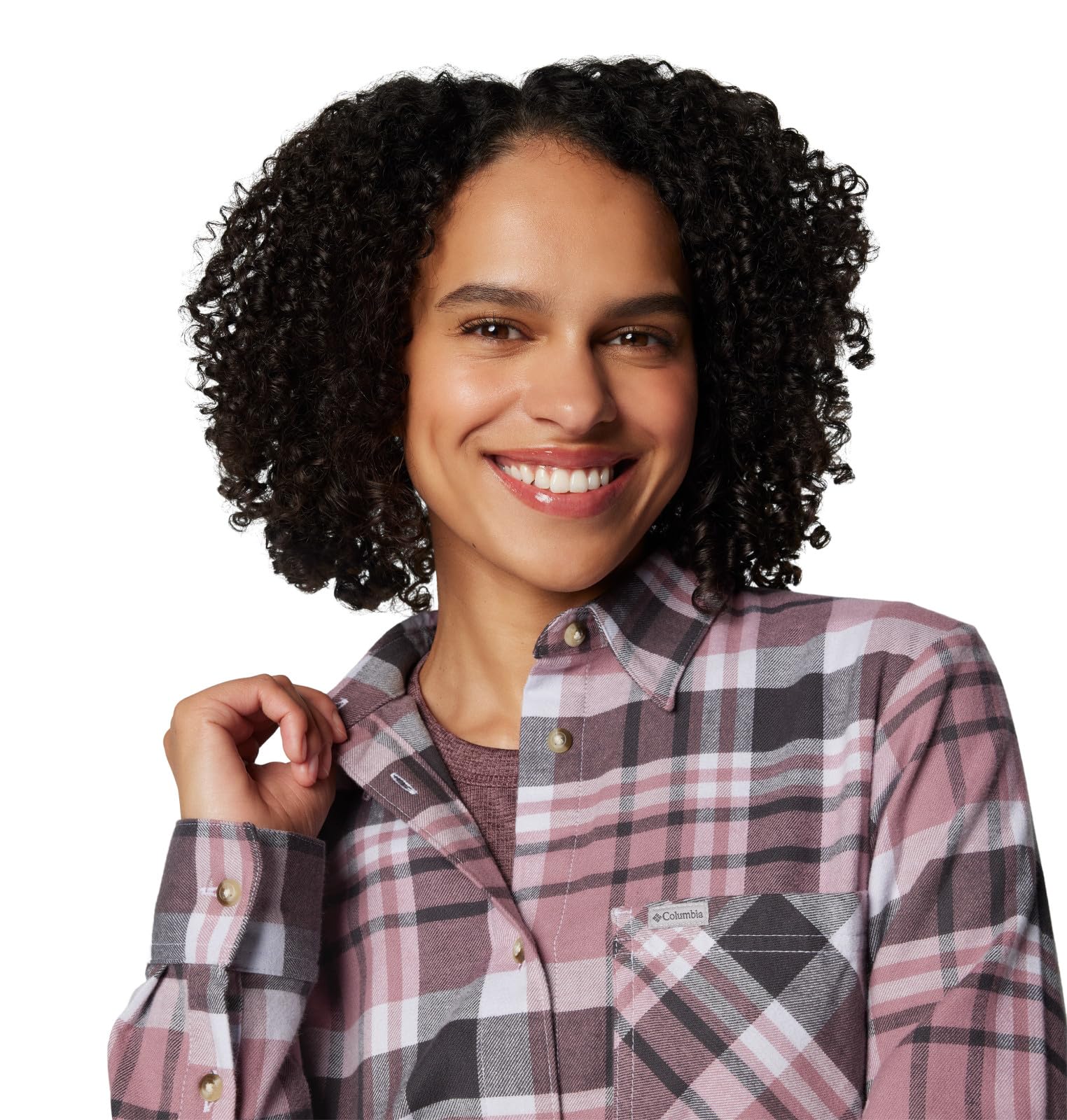 Columbia Damen Calico Basin Flannel Long Sleeve Shirt Calico Basin Langarm-Flanellhemd