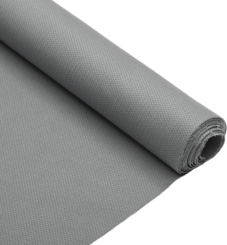 Tecido de malha respirável para forro de teto automotivo VekAuto cinza-escuro – 243 x 121 cm