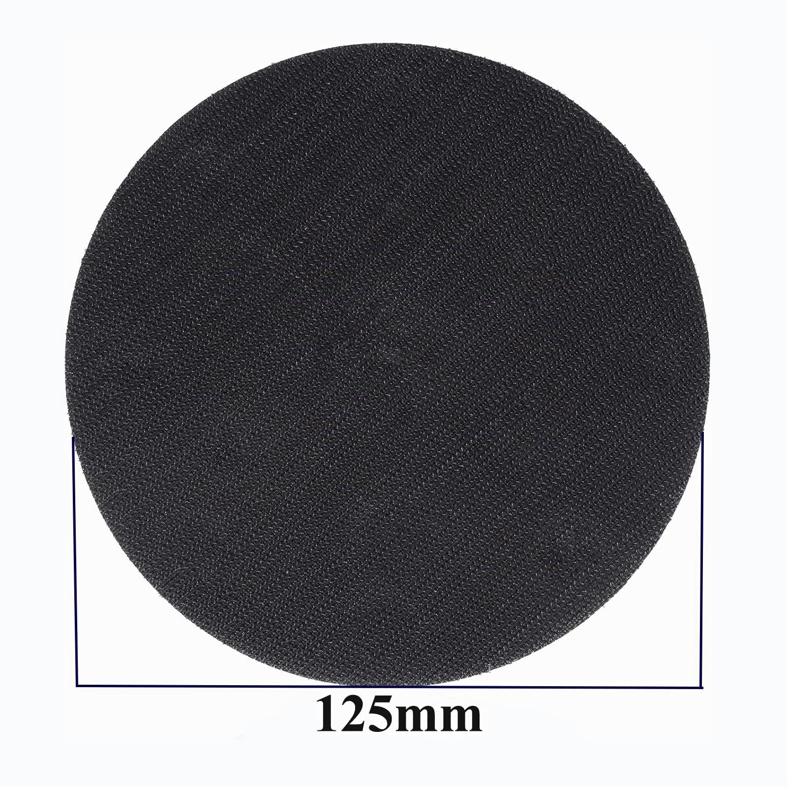 2 Pièces Disque Auto-agrippant Adhésif 125mm Plateau Polissage | 5 Pouces Plateaux Poncage avec Autocollant Rond, Plateau de Poncage pour Réparation