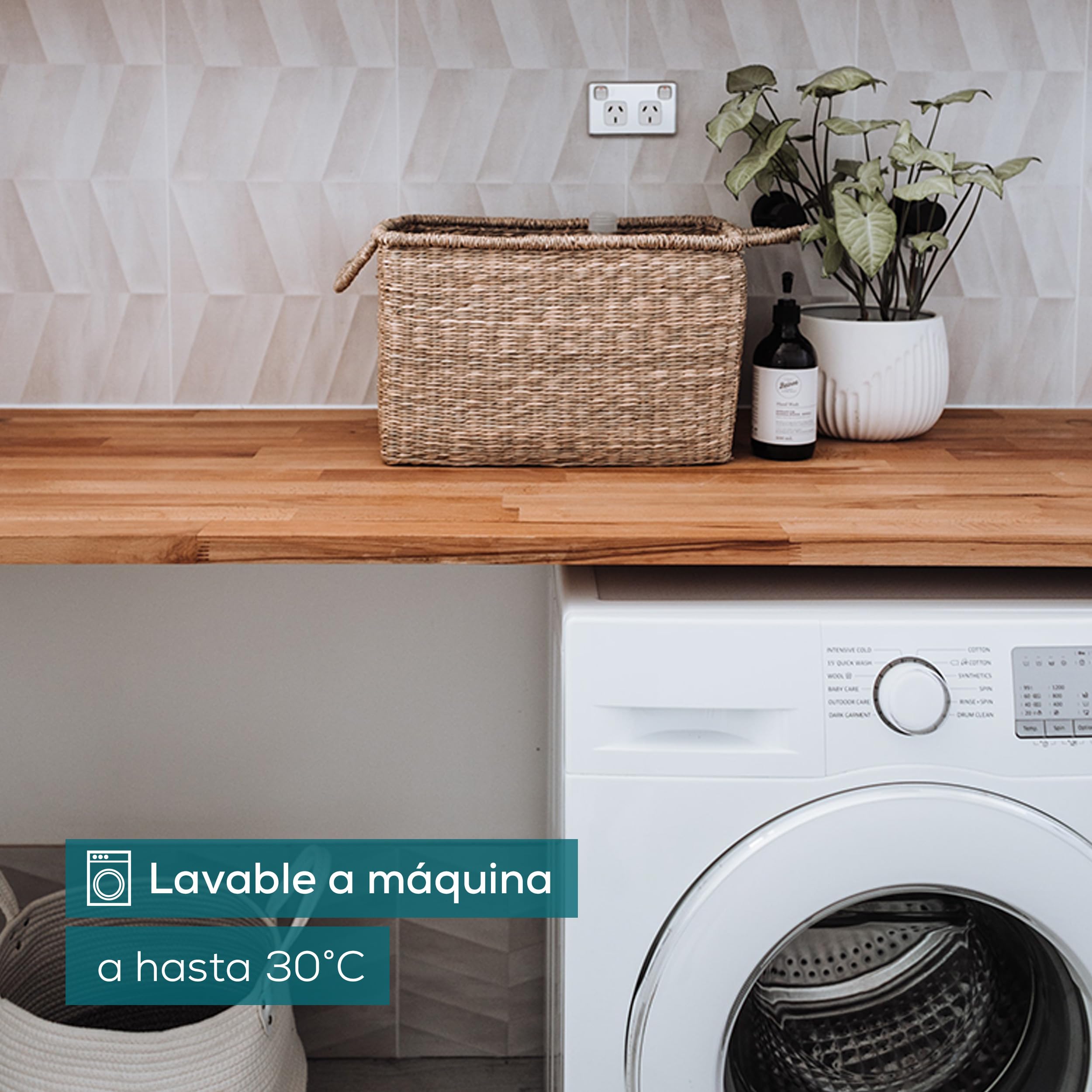 Beurer UB 60 Green Planet Calientacamas, materiales reciclados, con desconexión automática, 4 ajustes de temperatura, sistema de seguridad, 150 x 80 cm, interruptor LED extraíble, lavable a máquina