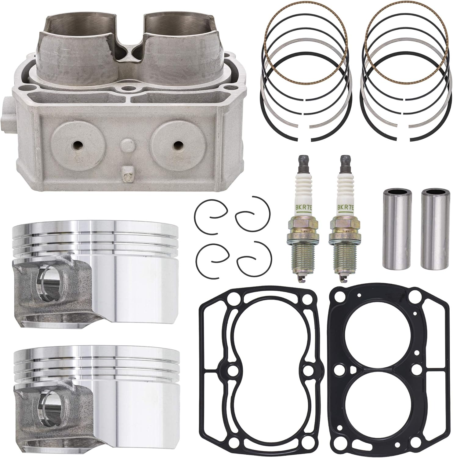 NICHE Cylinder Piston Gasket Kit for Polaris Ranger Crew and RZR 800
