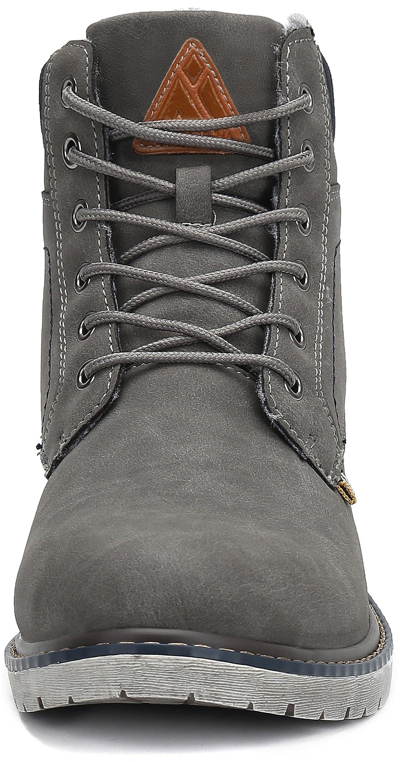 Mishansha Scarpe Uomo Stivaletti da Trekking Eleganti Scarpe da Ginnastica Stivali da Escursionismo Invernali Impermeabile Outdoor