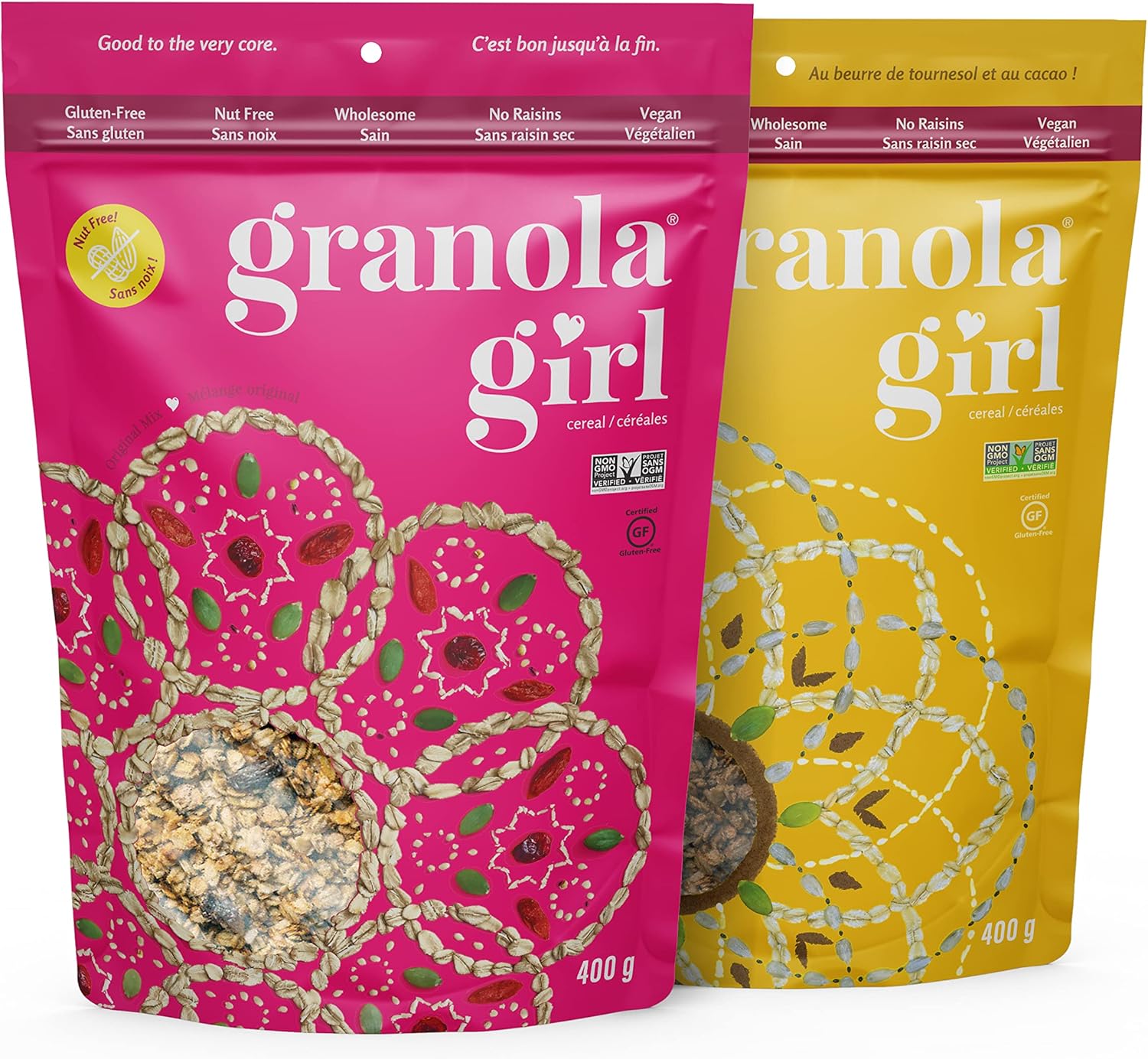 Granola Girl Gluten Free Granola Original and Sunshine Mix Variety