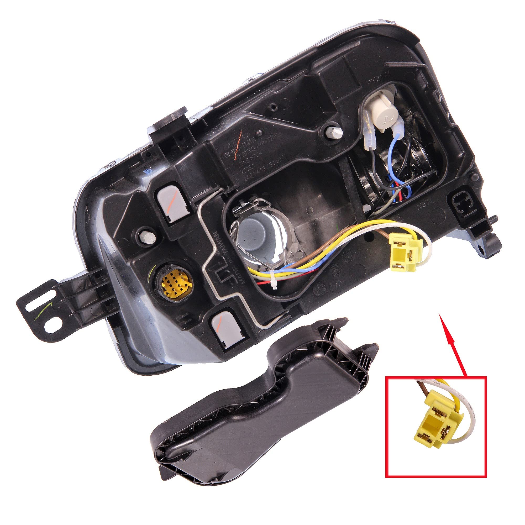 ATEC Germany 2x fari anteriori sinistro + destro, compatibile con FIAT | Compatibile con: FIAT PANDA, PANDA Kasten/Schrägheck