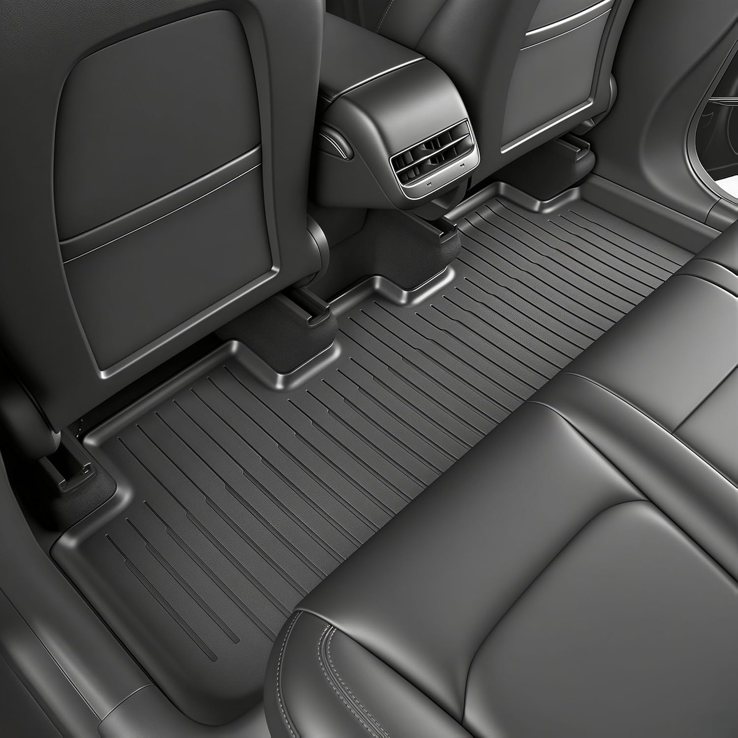 SUPER LINER Floor Mats for 2024-2025 2026 Tesla Model 3 Highland | 6-Piece Set Extra-Thick TPE All-Weather Floor & Cargo Liners | Pet & Child-Friendly Custom Fit Interior Accessories