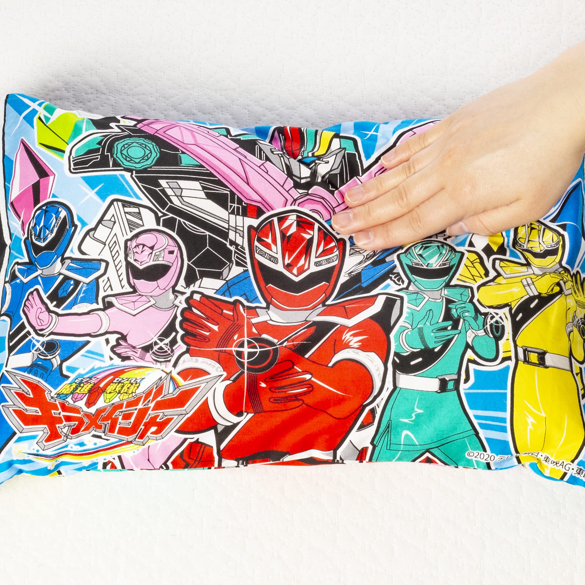 Amazon.co.jp: モリピロ(MORIPiLO) 子供用枕 キラメイジャー ブルー 約