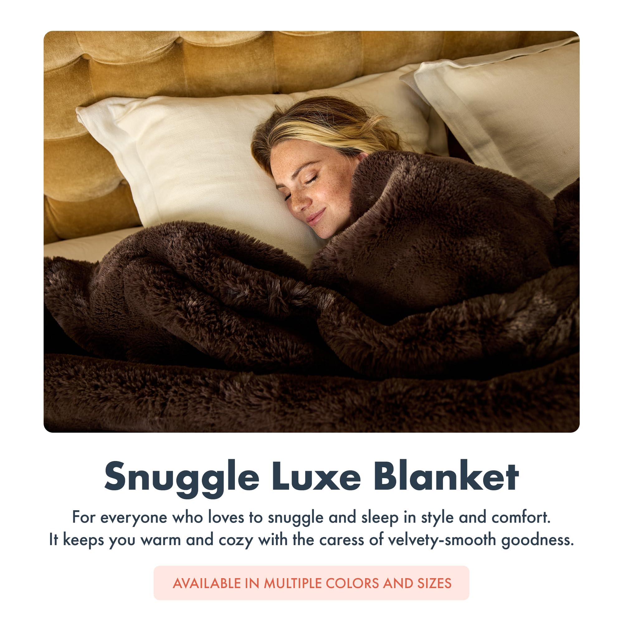 Nuzzie SnuggleLuxe Decke, Earl Grey (152,4 x 203,2 cm)