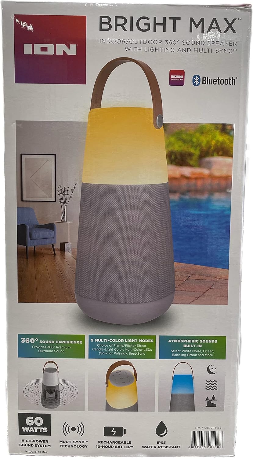 Ion bright max bluetooth speaker Outlet