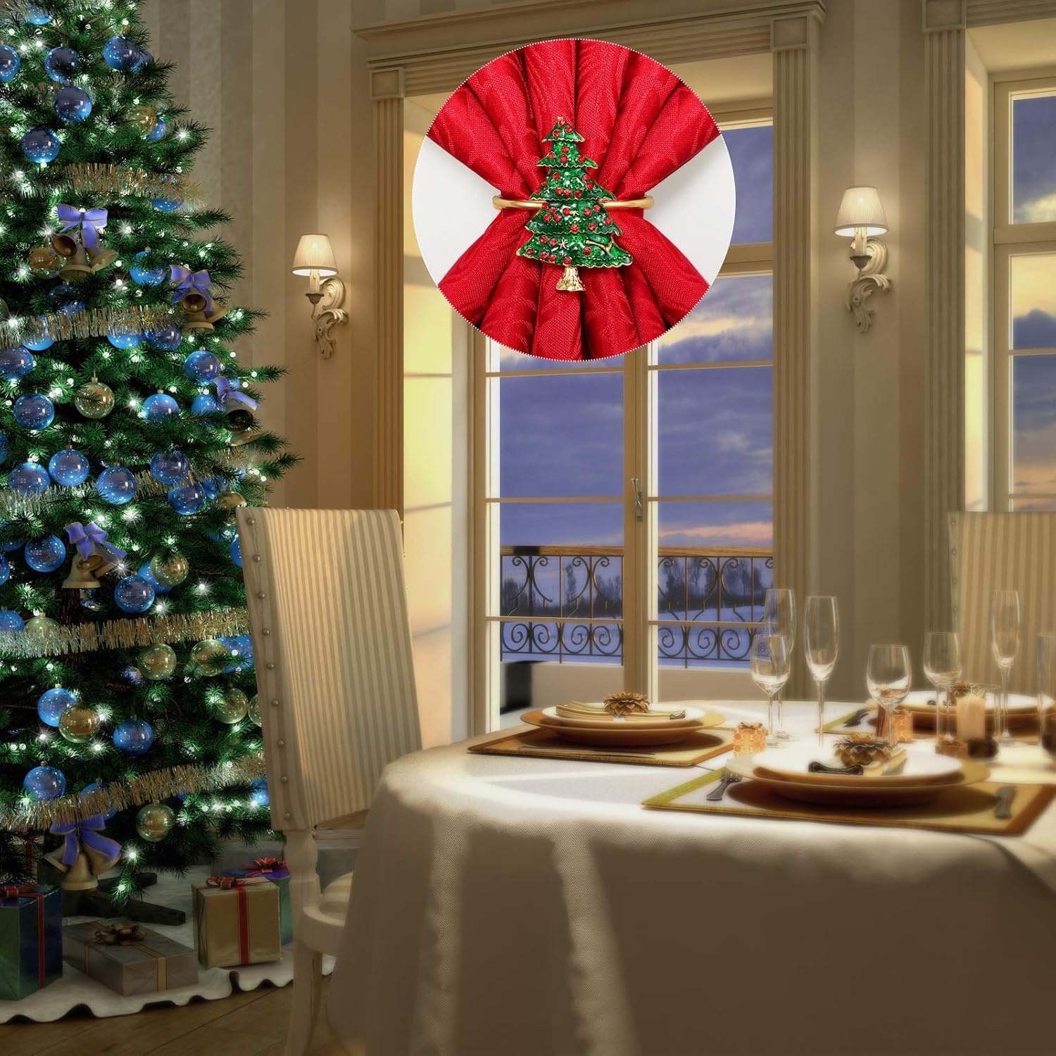 🛒 Crаzу Dеаlѕ WILLBOND Christmas Napkin Rings Christmas Tree Napkin Rings Holders Set for Christmas Table Wedding Holiday Dinners Parties Decoration Accessories (6) Onе-Dау Sаlе: Uр tо 80% оƒƒ WILLBOND Christmas Napkin Rings Christmas Tree Napkin Rings Holders Set for Christmas Table Wedding Holiday Dinners Parties Decoration Accessories (6)