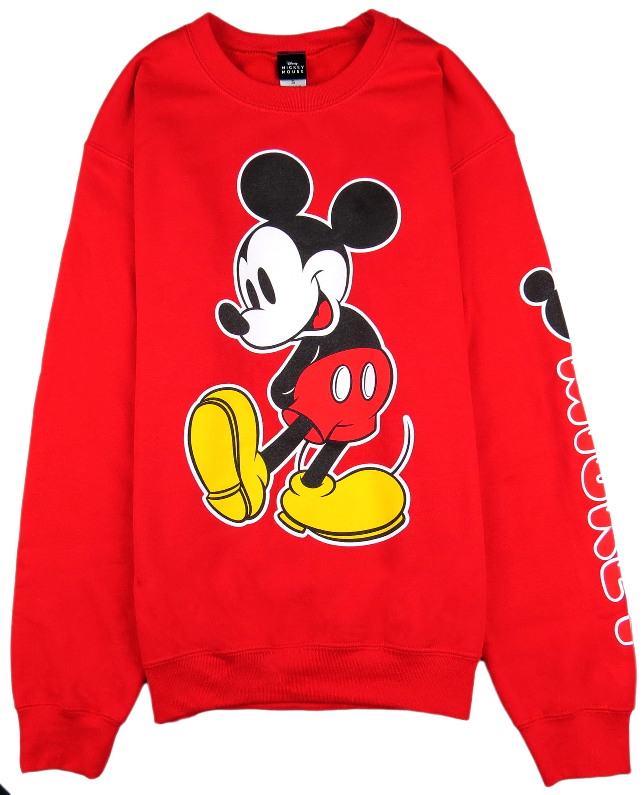 Disney Mickey Mouse & Minnie Mouse Pullover Sweatshirt, Vm Red, S