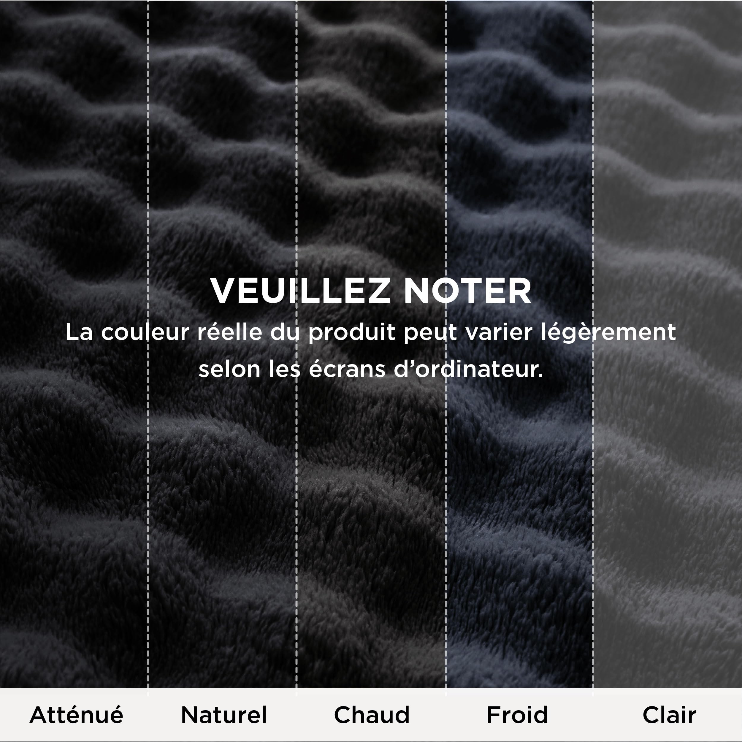 Bedsure Plaid Polaire Doux Bulle - Couverture, Noir, 220x240 cm | Plaid Canape, Couverture Chaude Lit, Cadeaux pour Femmes, Plaid Décoratif Salon Chambre, Couvre-lit Léger