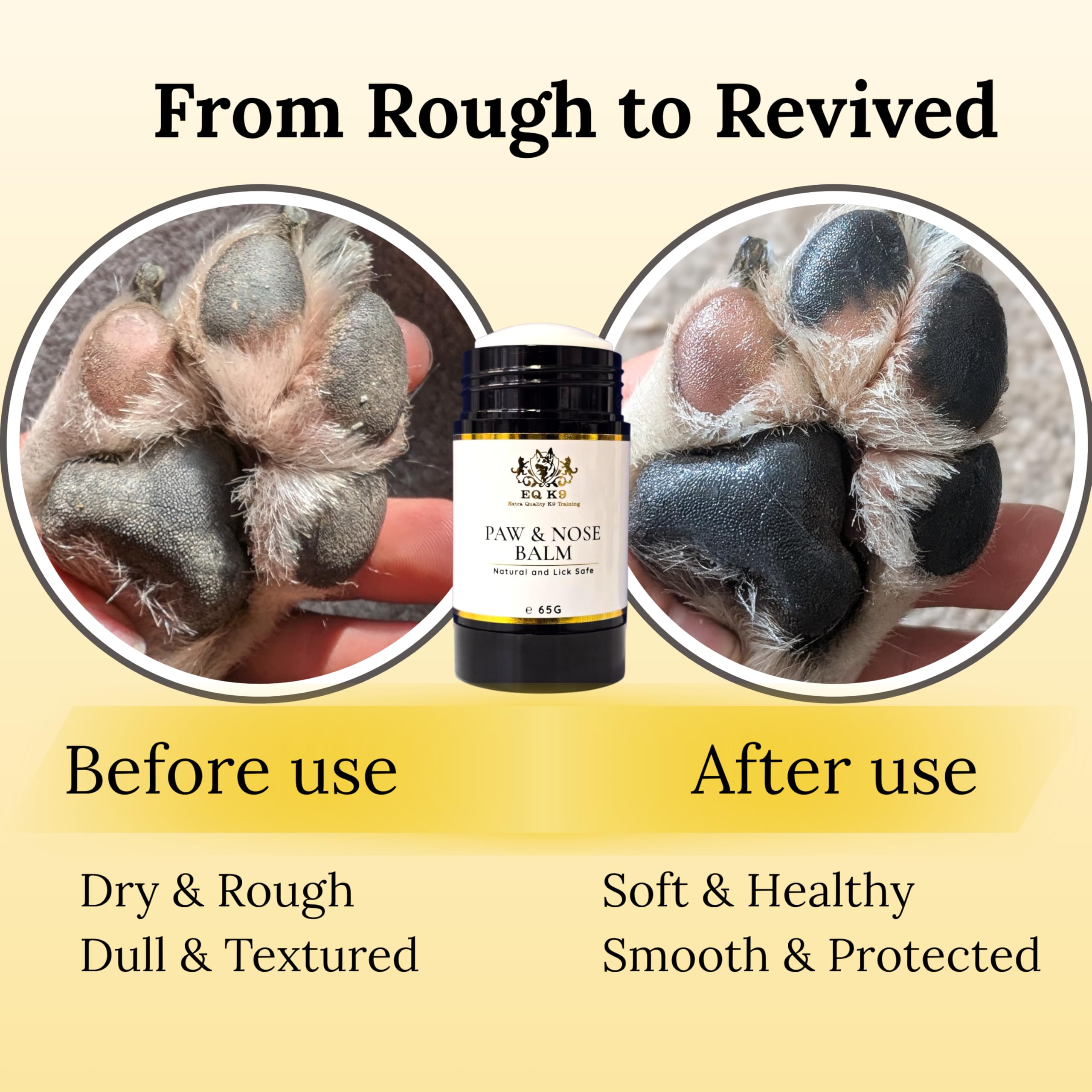 EQ K9 Paw & Nose Balm for Dogs - Natural & Lick-Safe Dog Paw Balm - Image 3