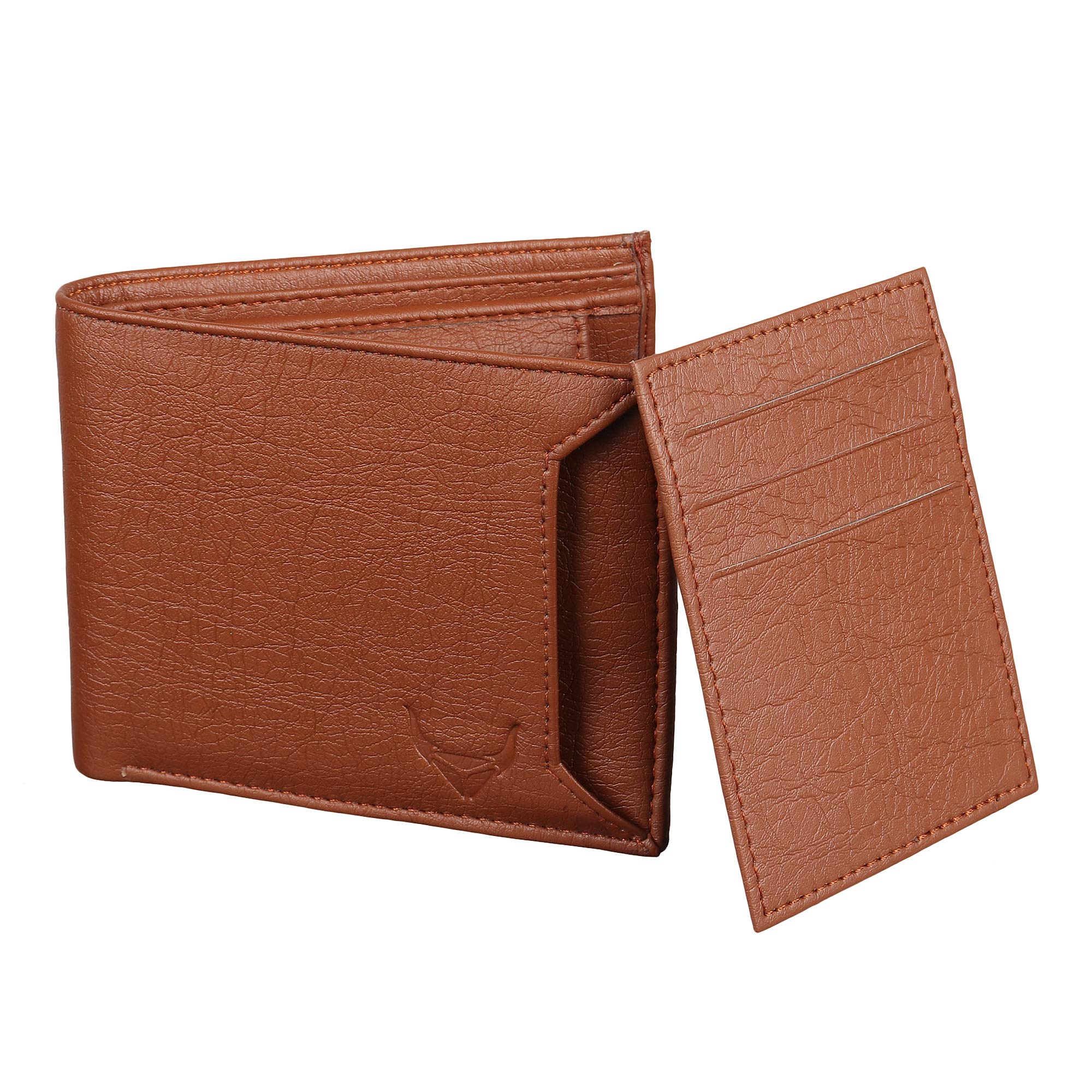 Genuine Leather Men's Wallet(Tan)-image-48