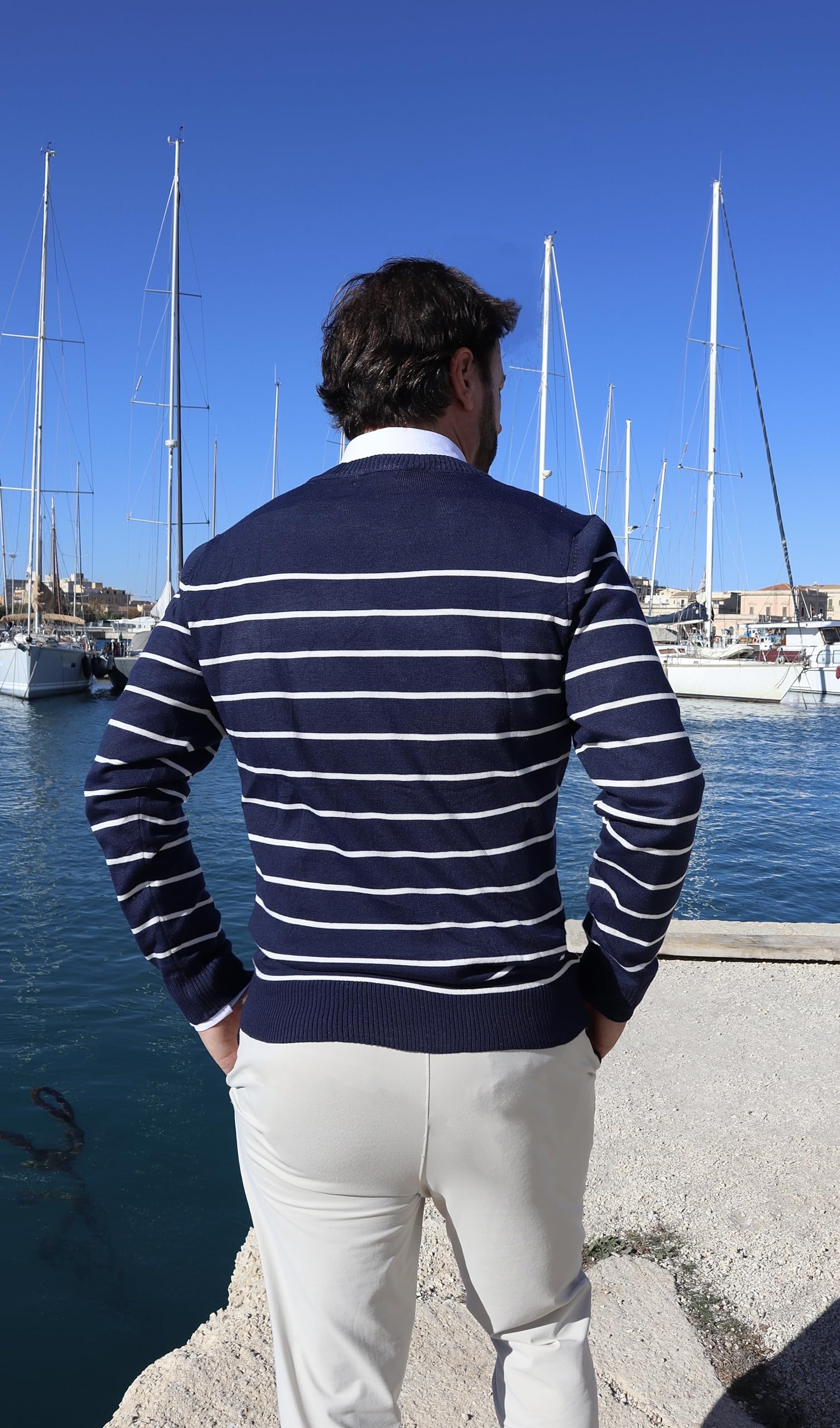COOFANDY Pull col Rond Homme Pulls Fins légers tricoté Sweats pour vêtements décontractés ou habillés
