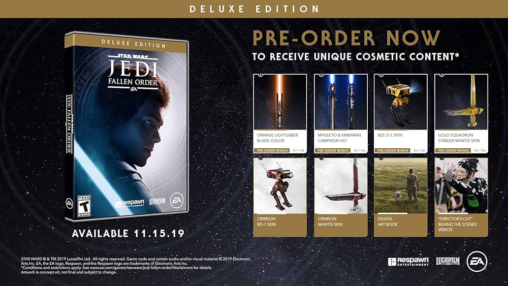 その他 Star Wars: JEDI Fallen Order - Deluxe Edition (PS4) - Imported Item. STAR WARS Jedi: Fallen Order™ Deluxe Edition