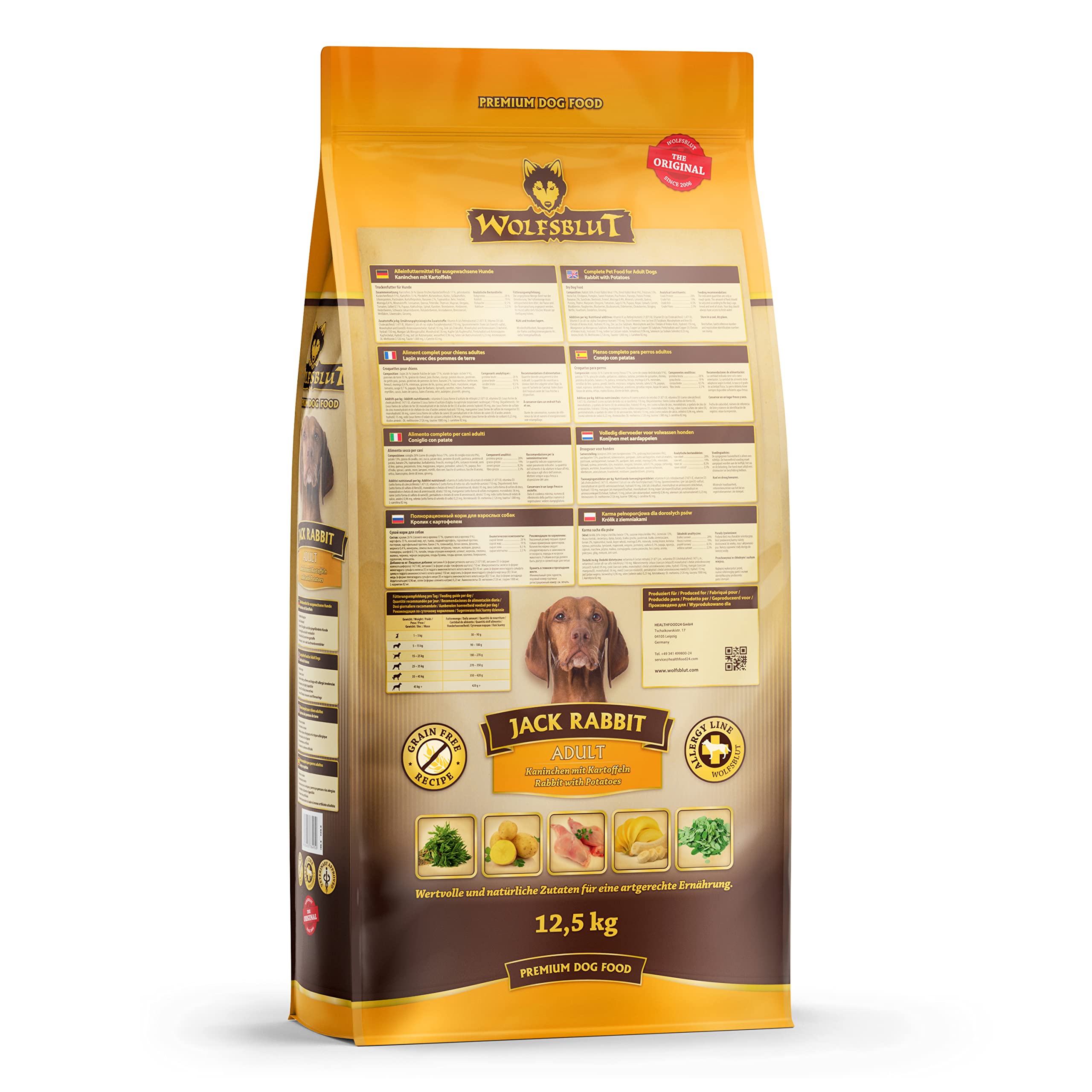 Wolfsblut Jack Rabbit Adult 12,5 Kg