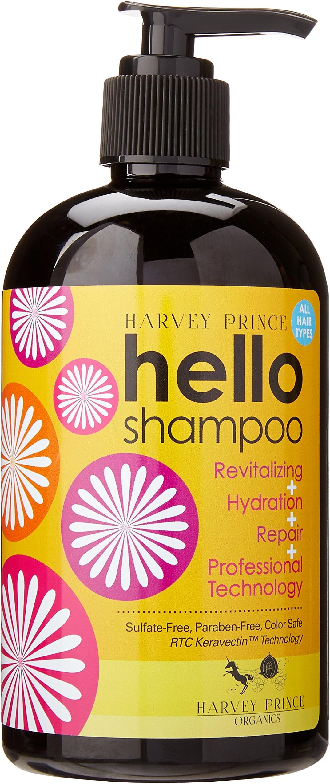 Harvey Prince Organics Hello Shampoo 12oz With Pump